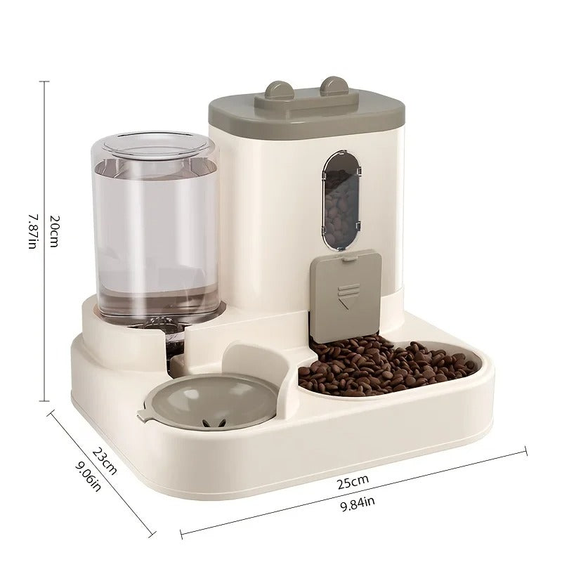2 in 1 Automatic Cat Food And Water Dispenser