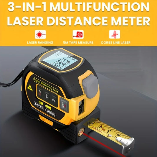 3 In 1 Digital Laser Tape Measure