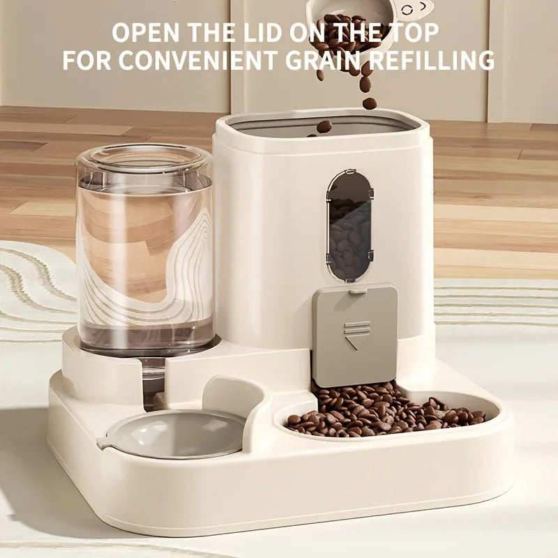 2 in 1 Automatic Cat Food And Water Dispenser