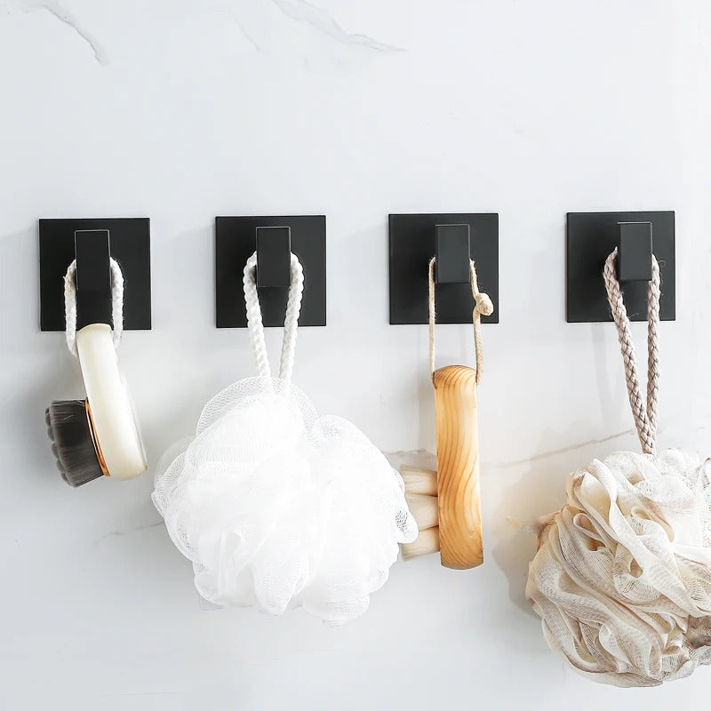 4Pcs Aluminium Alloy Adhesive Wall Hook