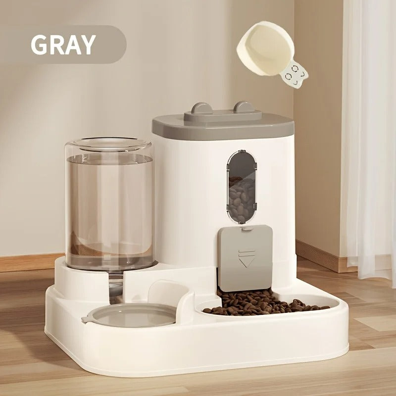2 in 1 Automatic Cat Food And Water Dispenser