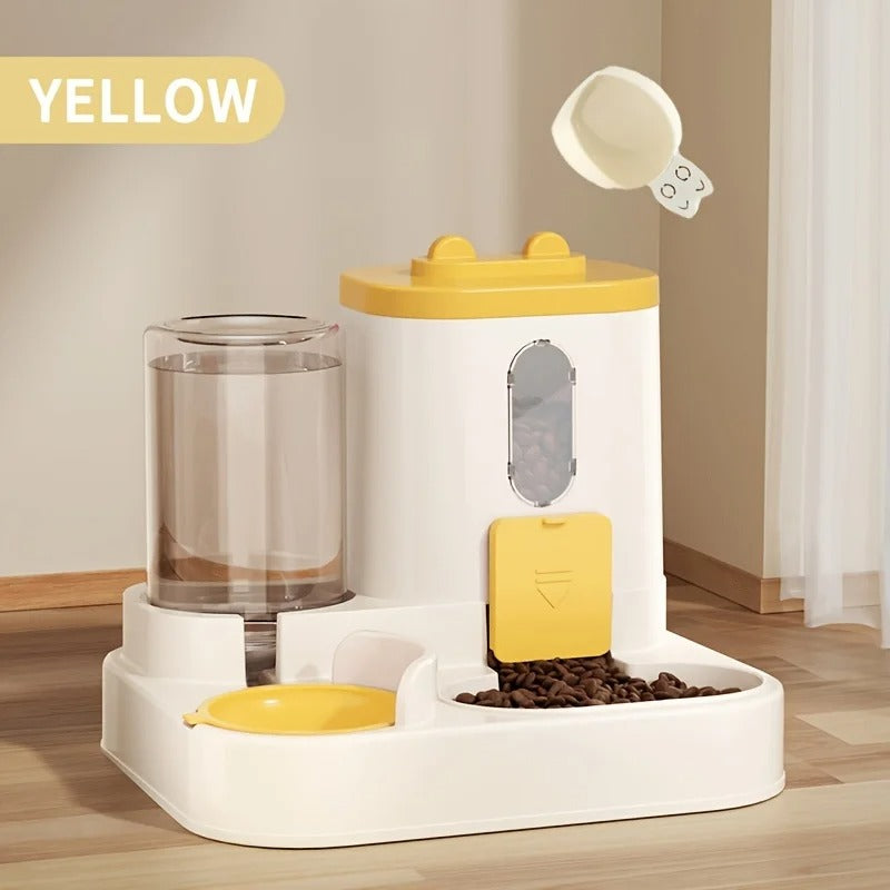 2 in 1 Automatic Cat Food And Water Dispenser