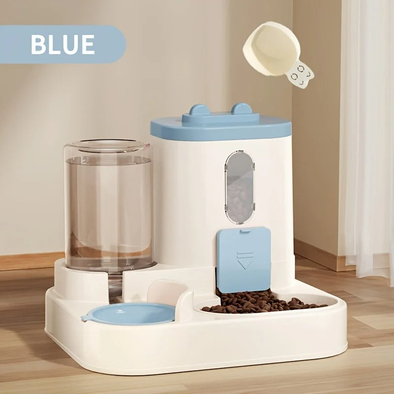 2 in 1 Automatic Cat Food And Water Dispenser