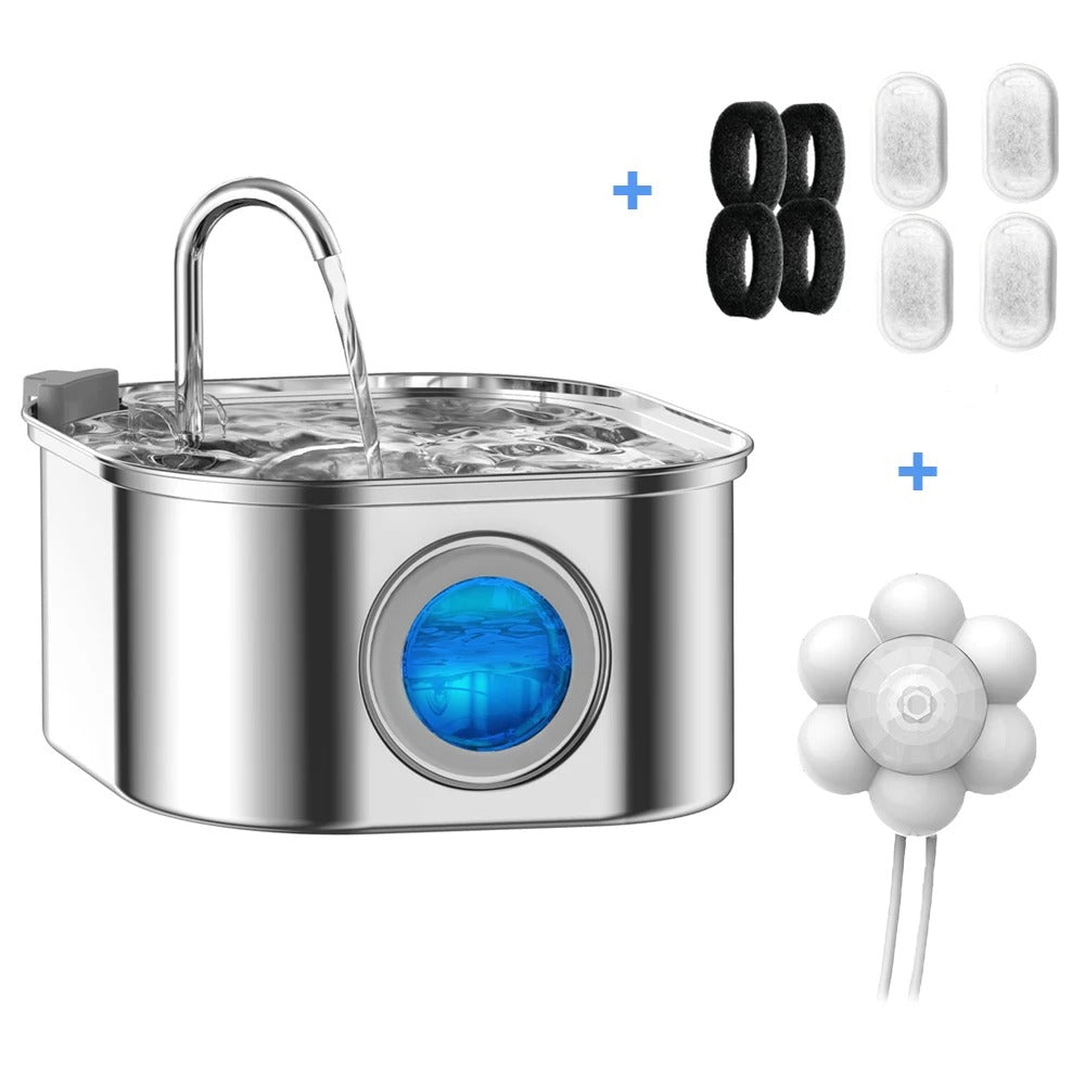 3.2L Stainless Steel Automatic Pet Water Feeder