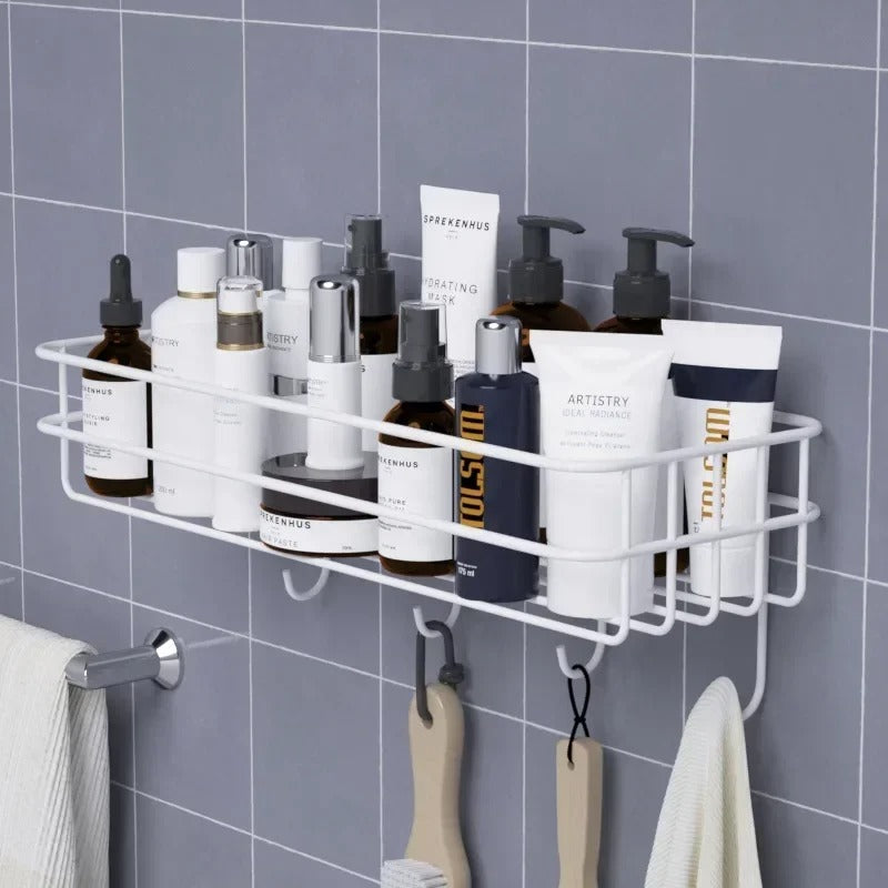 Japanese Style Wall-Mounted Bathroom Shelf